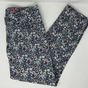J. Crew Liberty of London floral ankle Jeans - Blue and White